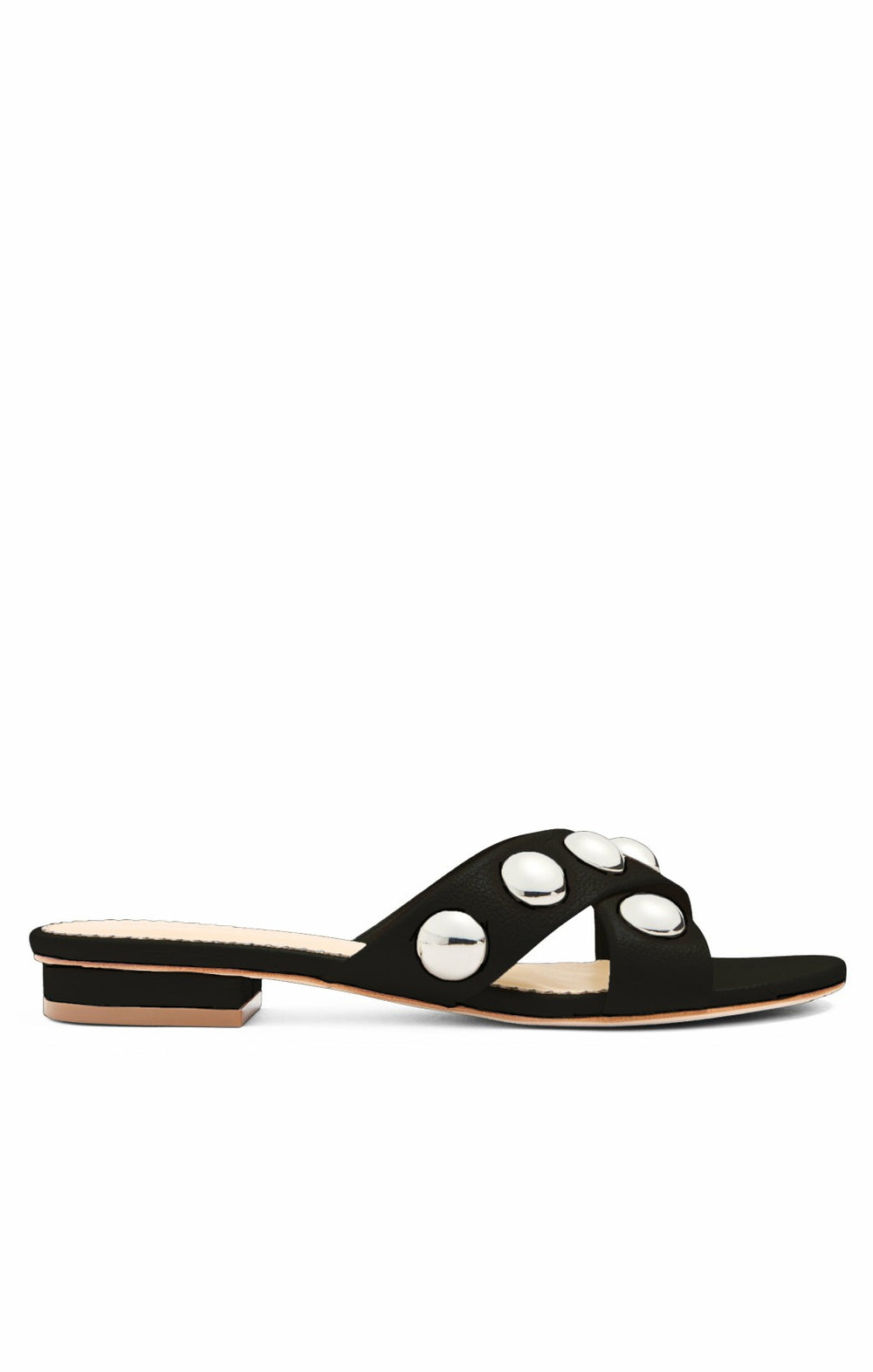 Women Grace Studded Sandal Black