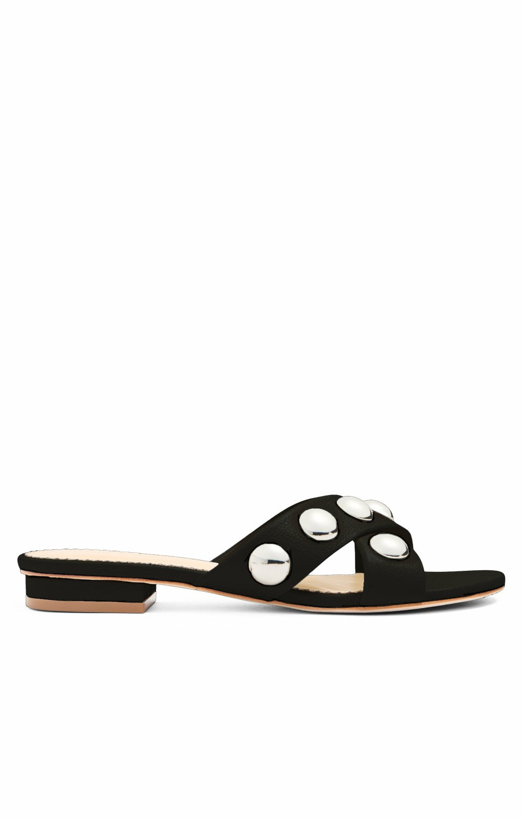 Women Grace Studded Sandal Black