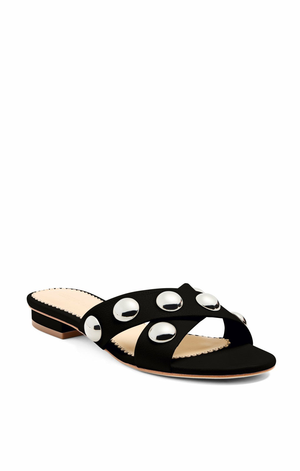 Women Grace Studded Sandal Black