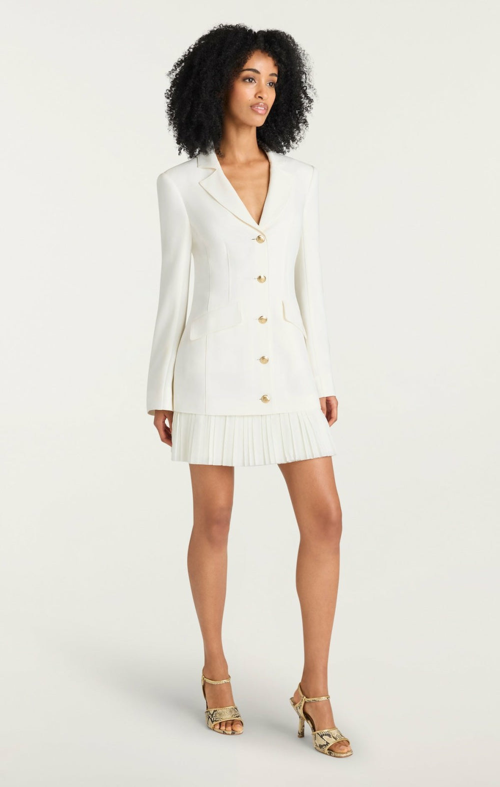 Women Long Sleeve Regan Dress Ivory