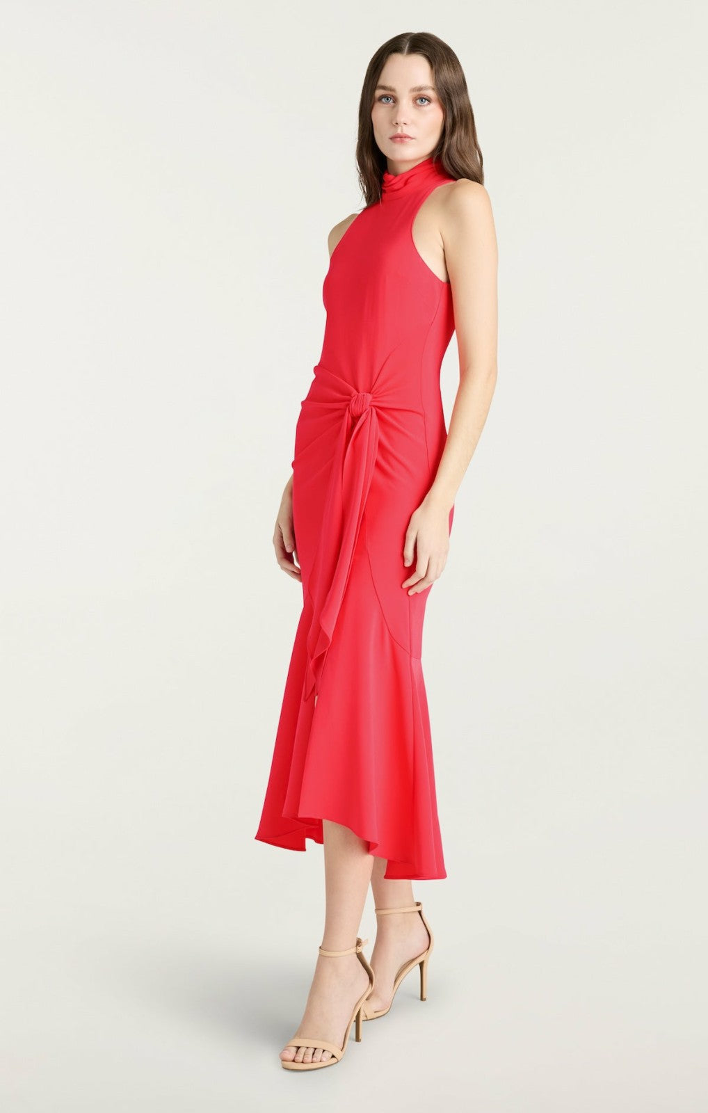 Women Crepe Rori Dress Cherry Lemon