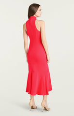 Women Crepe Rori Dress Cherry Lemon