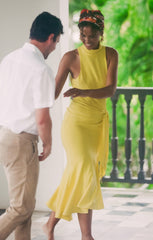 Women Crepe Rori Dress Starfruit
