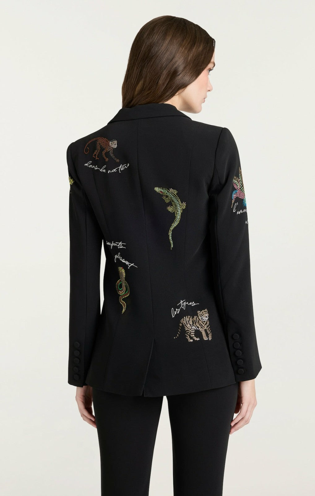 Women Jungle Heatset Karlie Blazer Black Multi