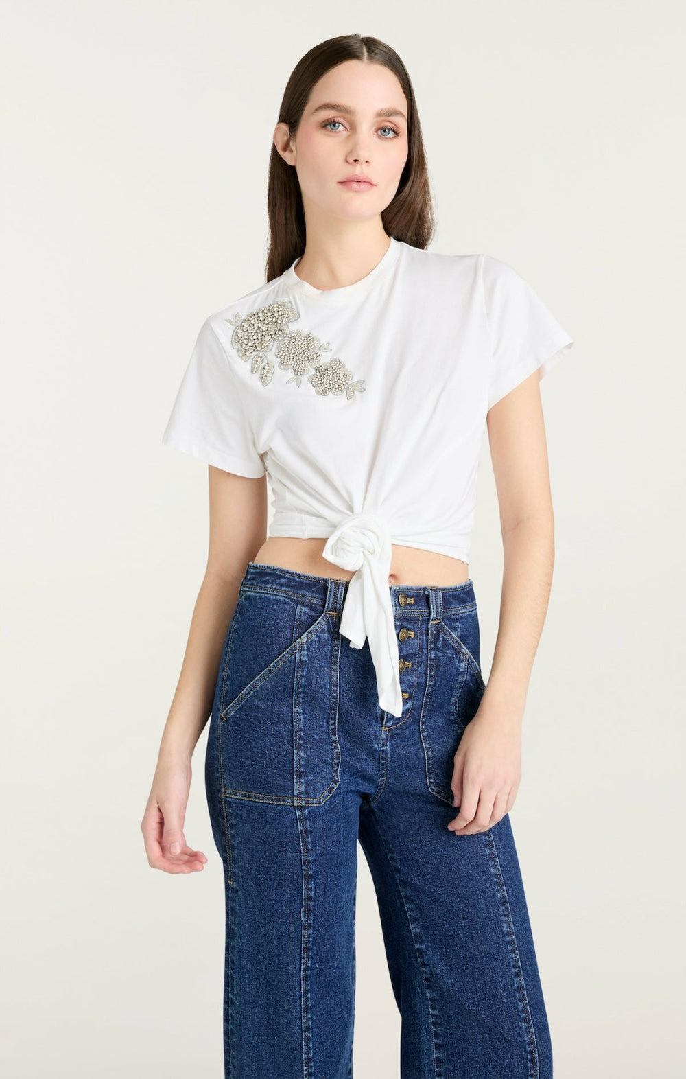 Women Liya Top White