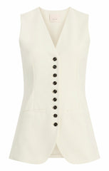 Women Kallen Vest Ivory