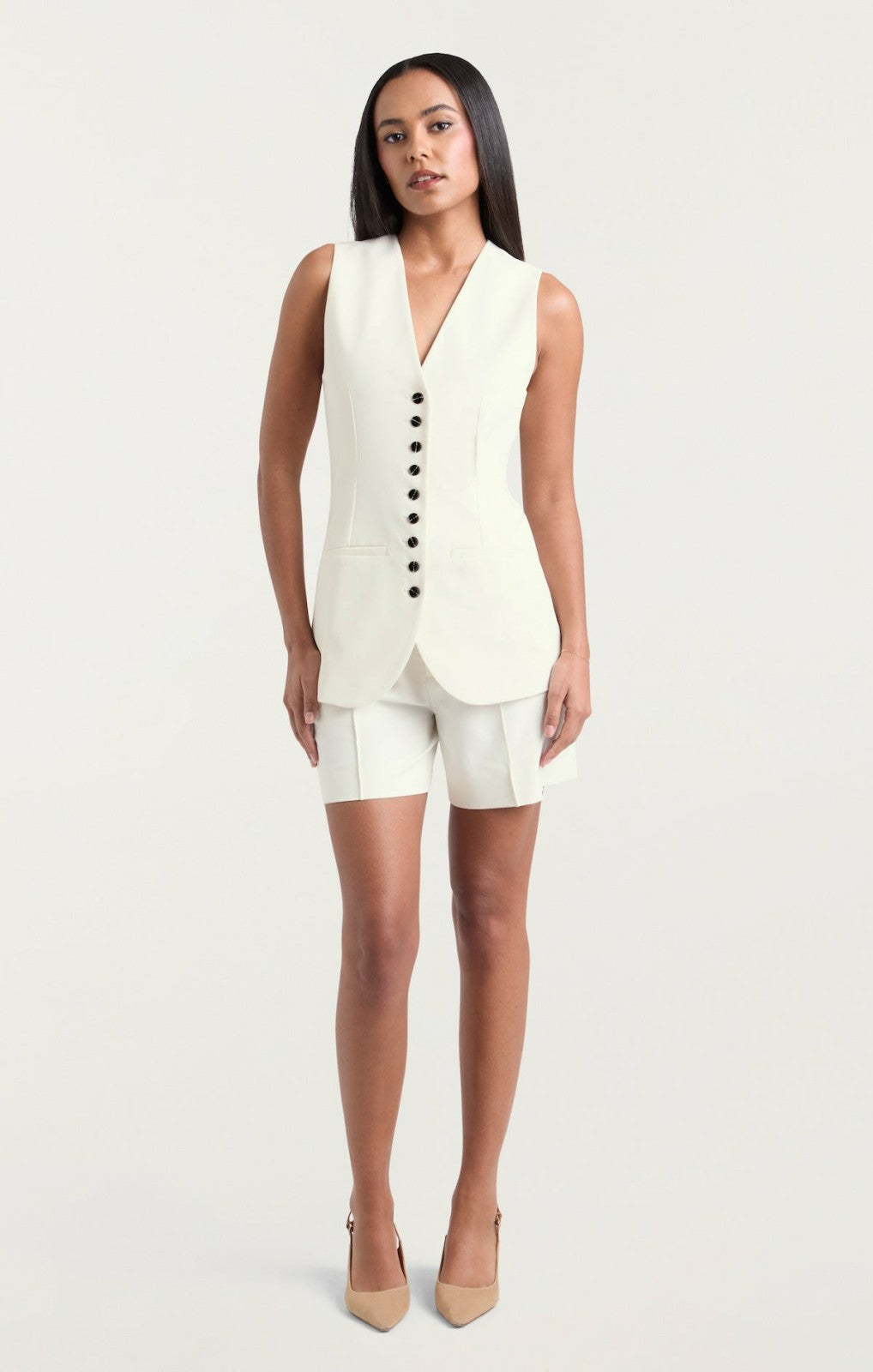 Women Kallen Vest Ivory