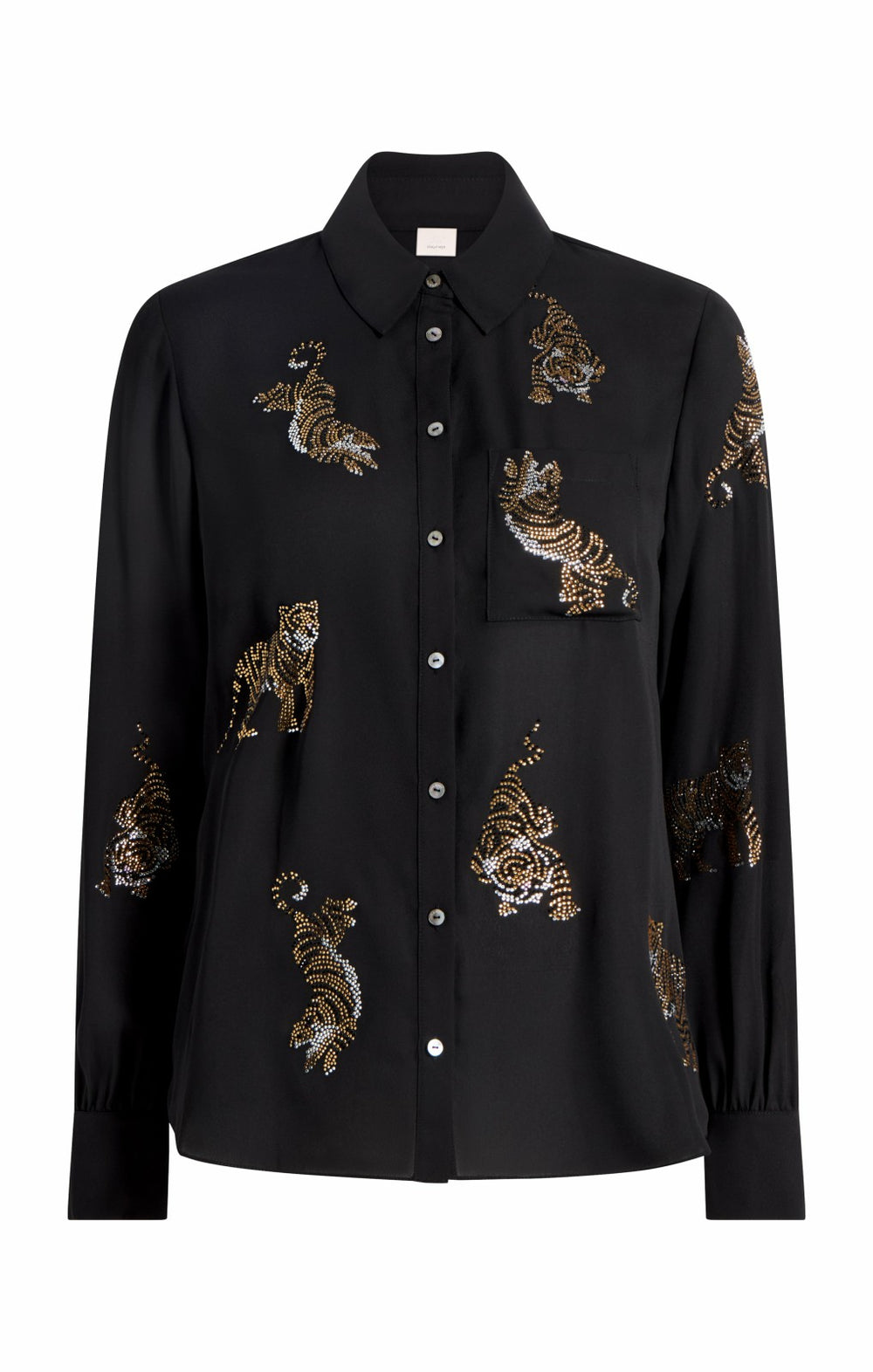 Women Le Tiger Heatset Blanche Top Black/Multi