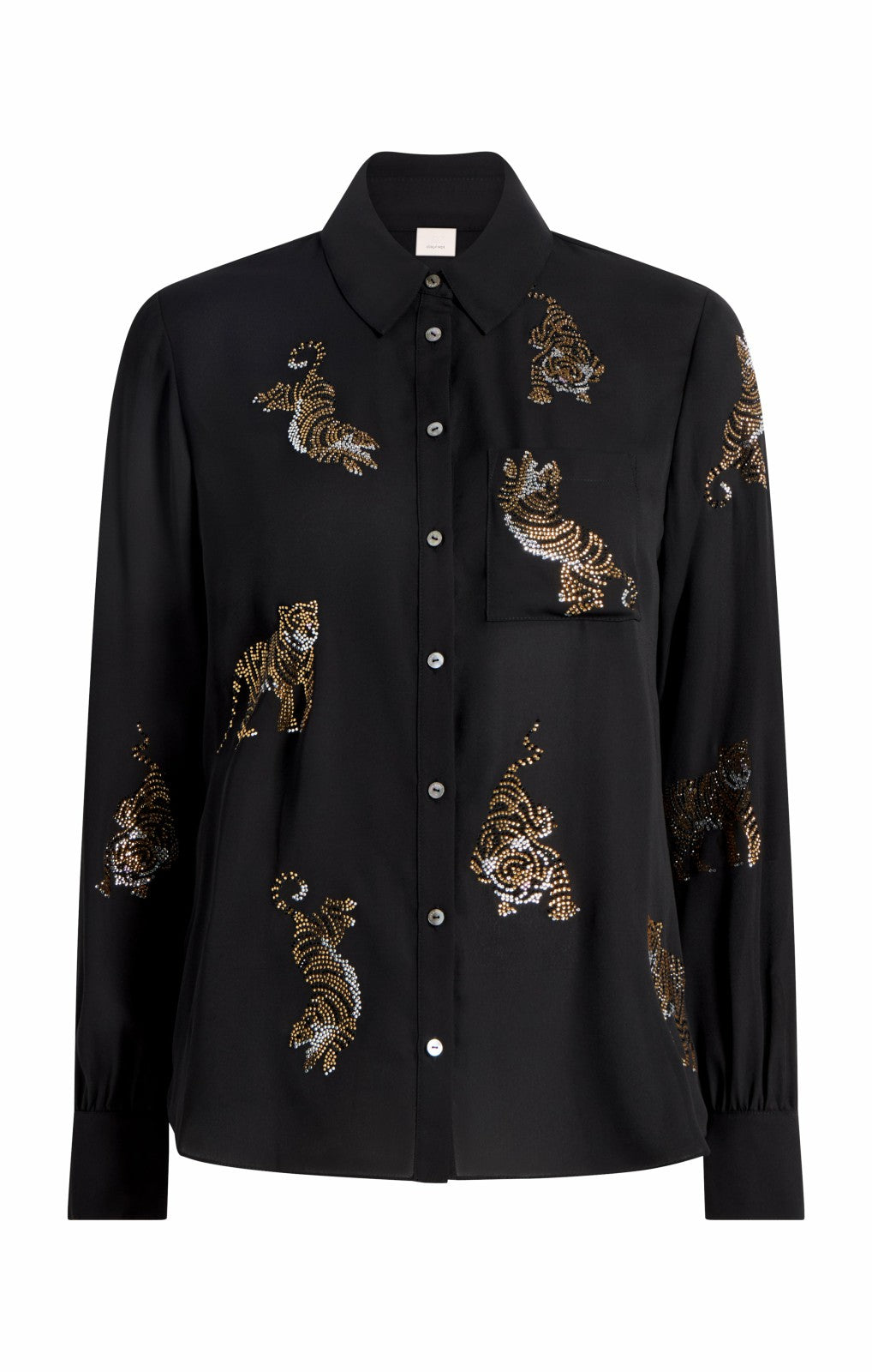 Women Le Tiger Heatset Blanche Top Black/Multi