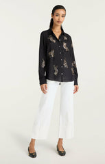 Women Le Tiger Heatset Blanche Top Black/Multi