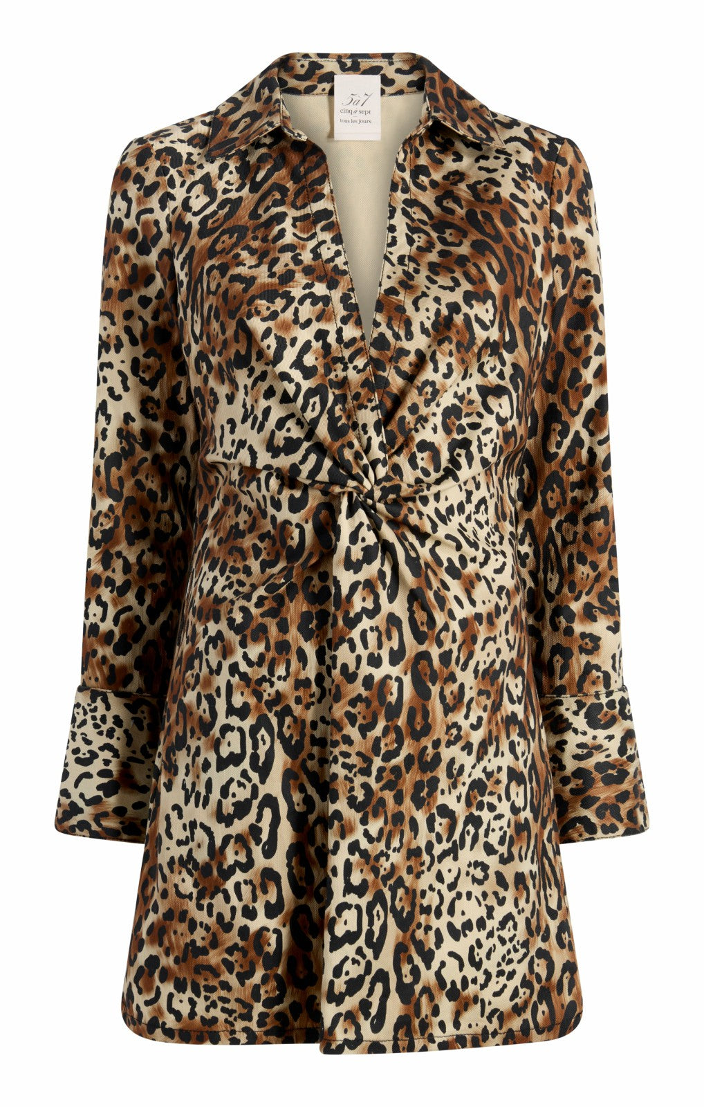 Women Leopard Denim Mckenna Dress Black/Sahara