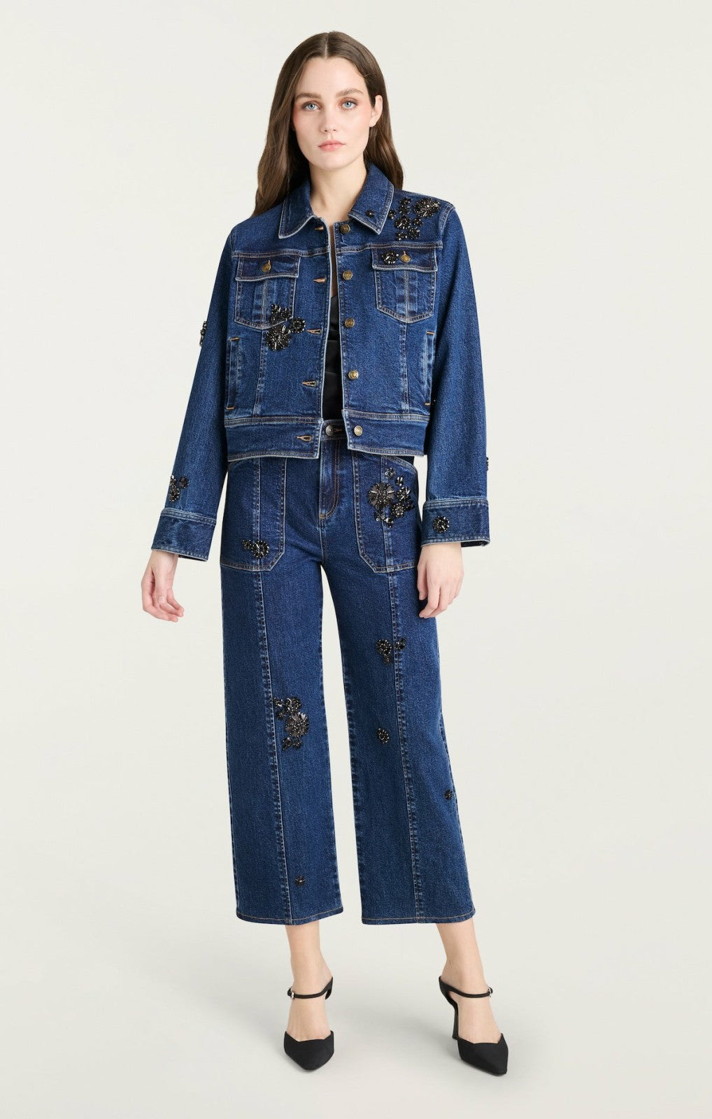 Women Embellished Andy Pant Oceane