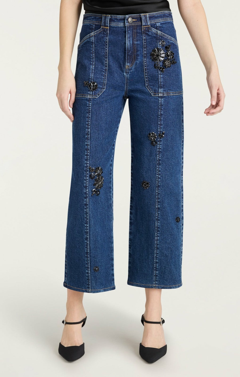 Women Embellished Andy Pant Oceane