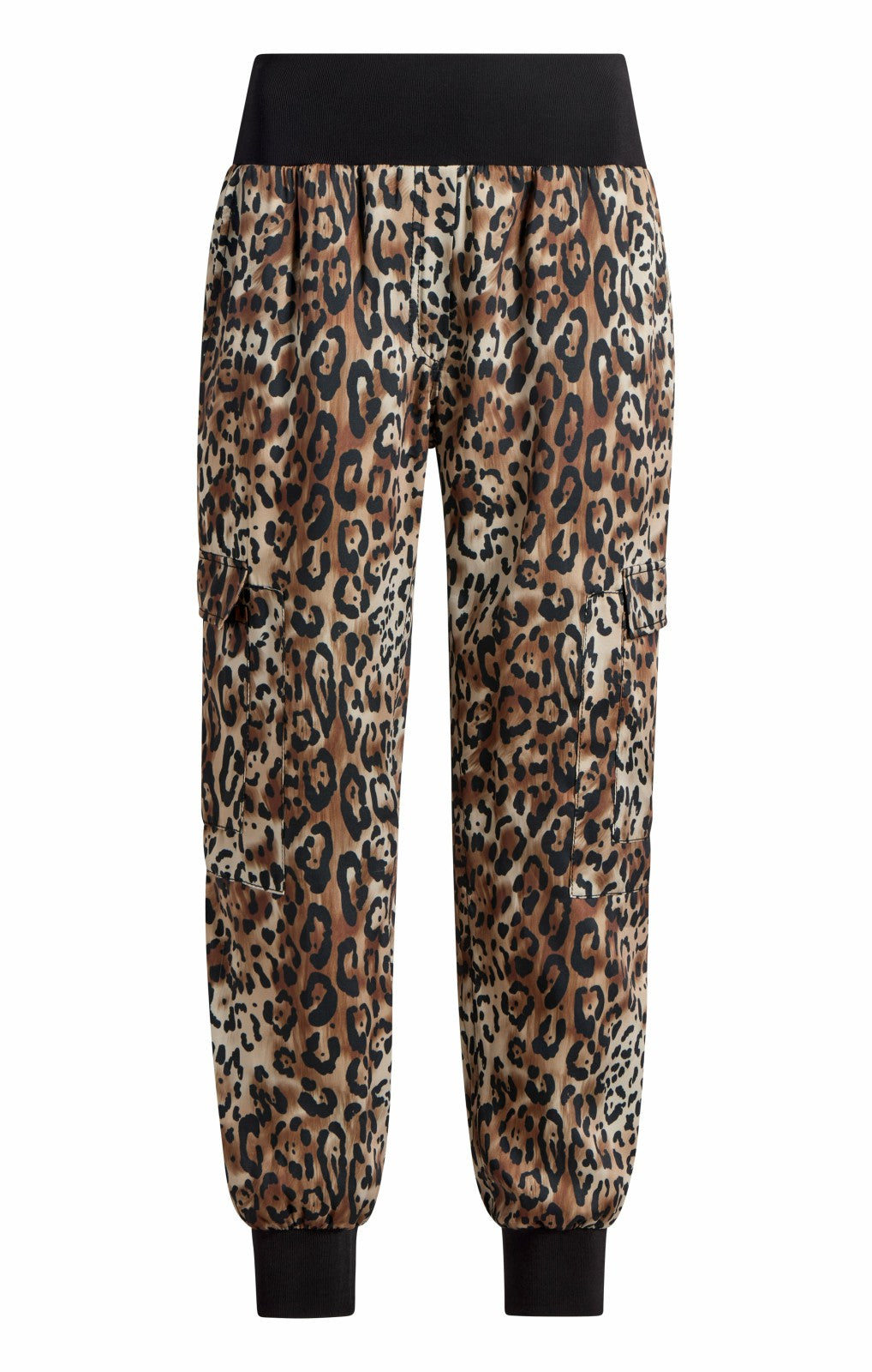 Women Leopard Giles Pant Black/Sahara