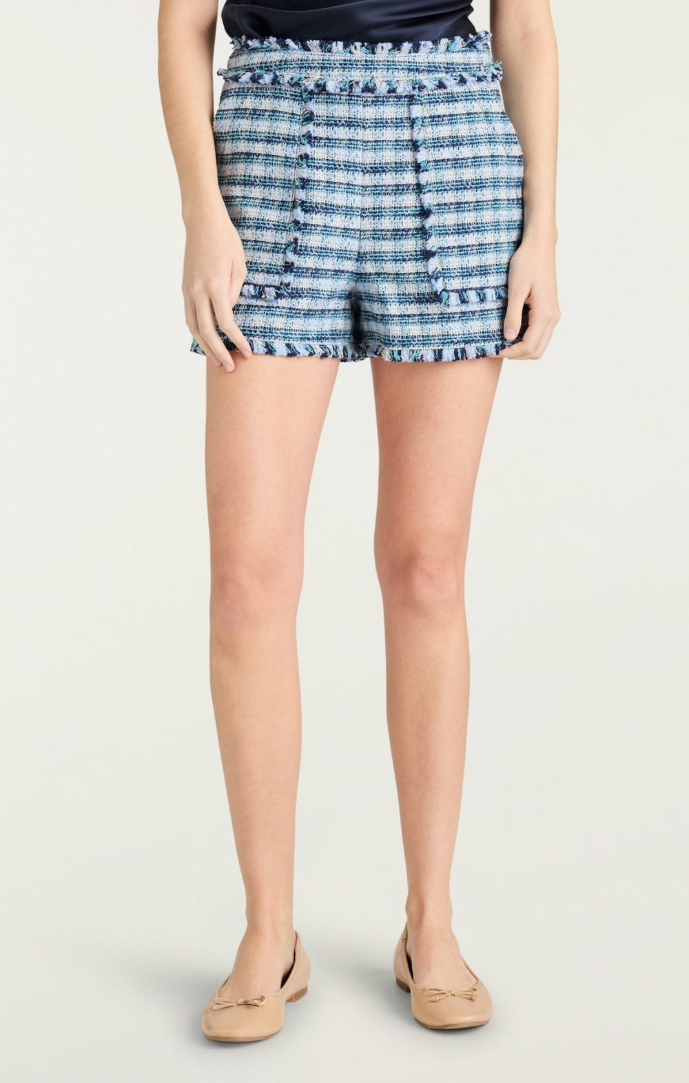 Women Matilda Tweed Allen Short Navy Multi