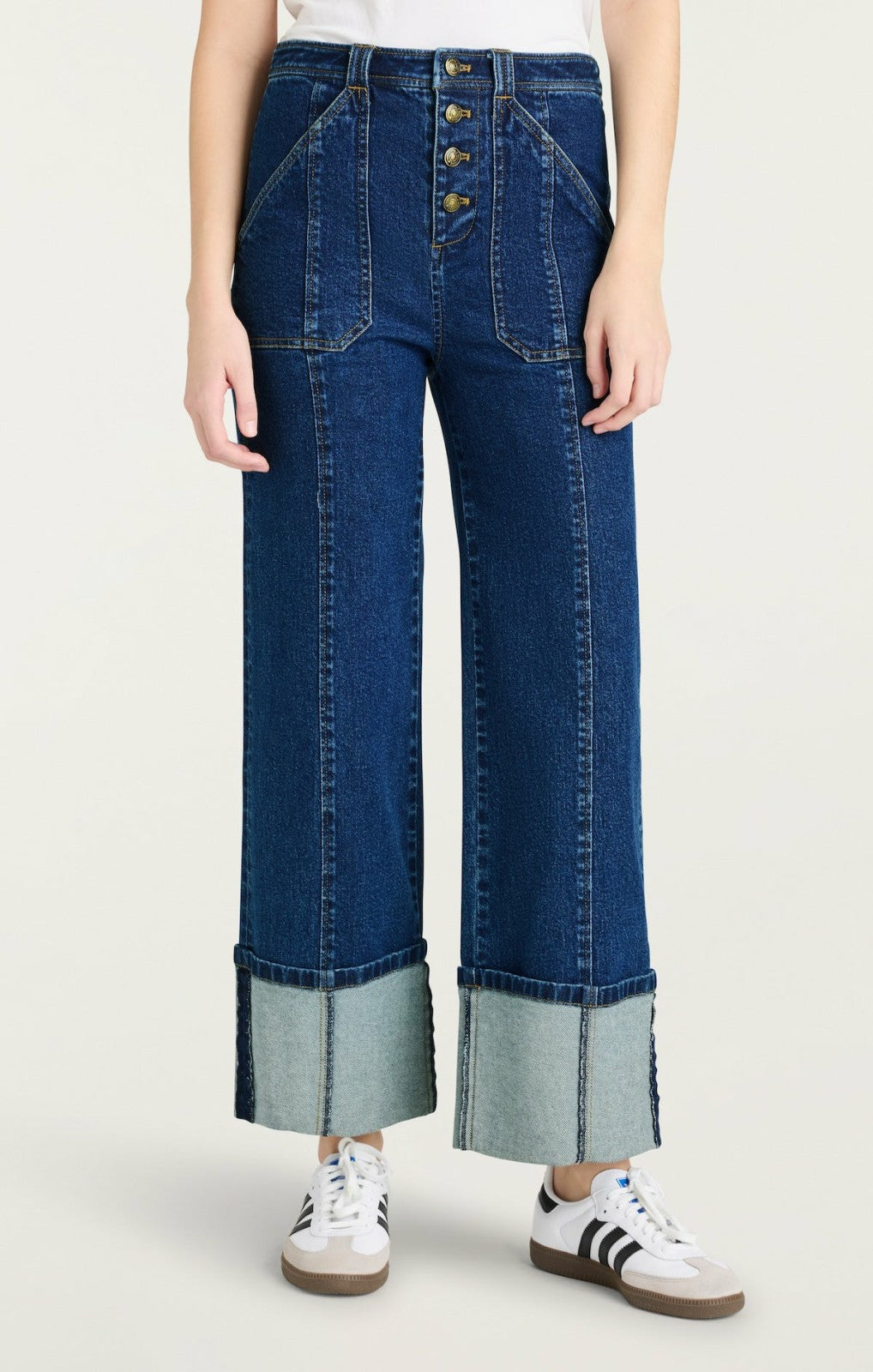 Women Cuffed Benji Pant Oceane