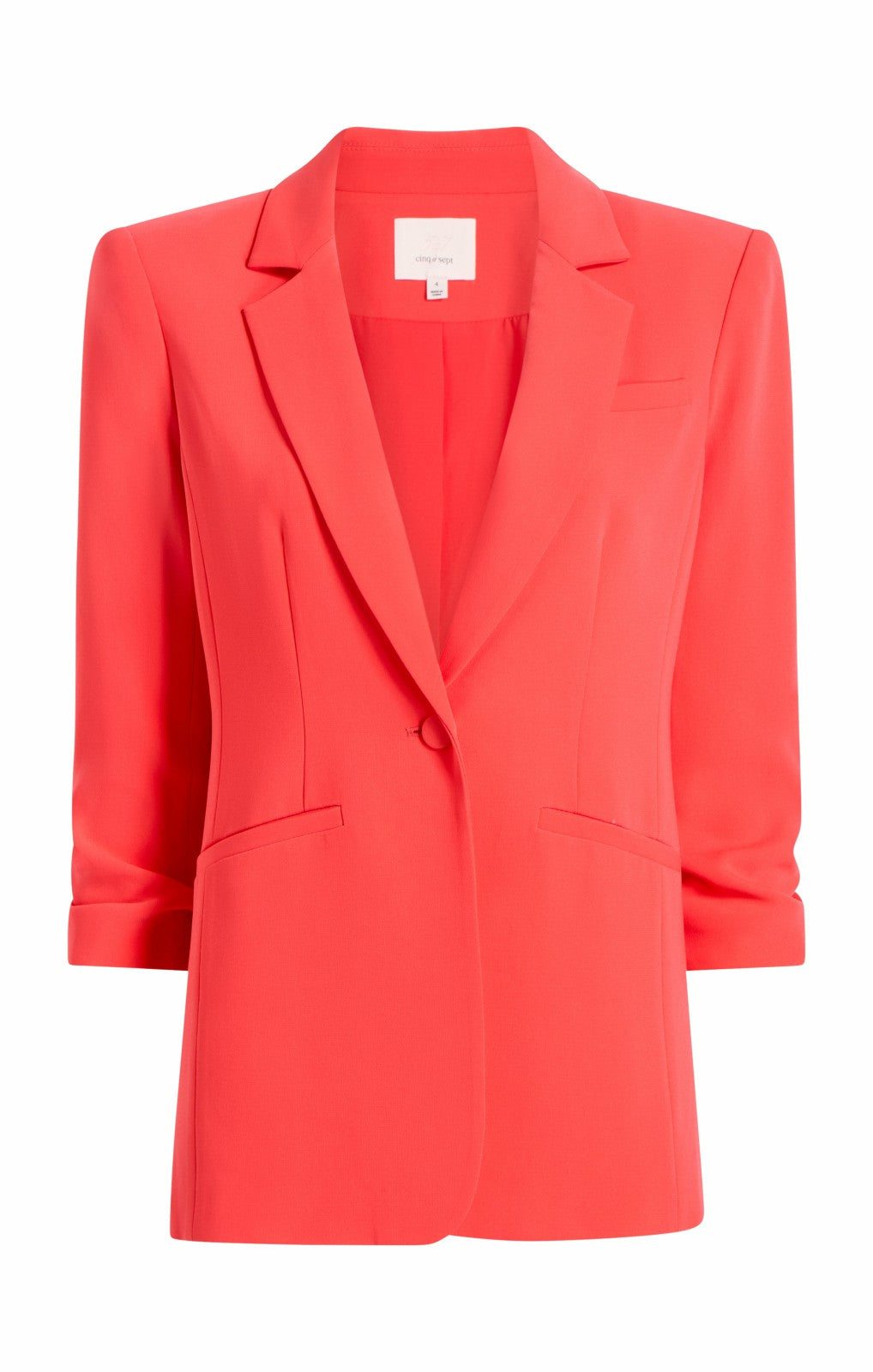 Women Crepe Khloe Blazer Cherry Lemon