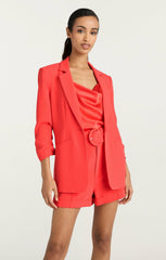 Women Crepe Khloe Blazer Cherry Lemon