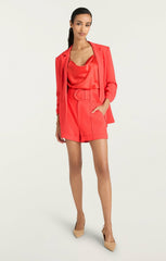 Women Crepe Khloe Blazer Cherry Lemon