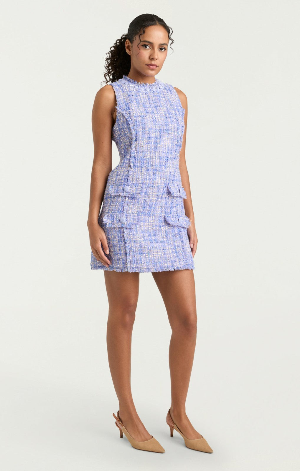 Women Lucie Boucle Ellisella Dress Honey Lavender Multi