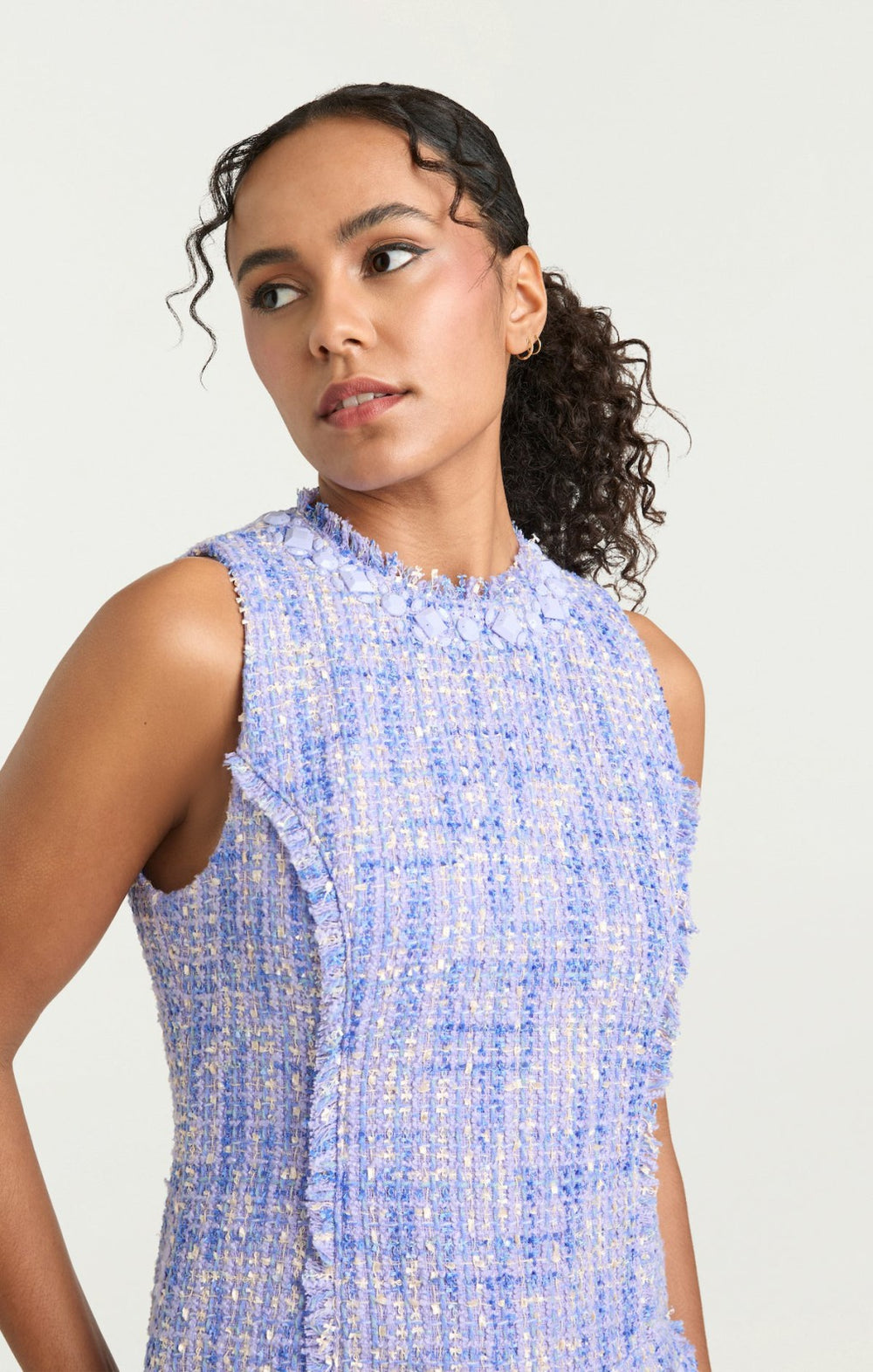 Women Lucie Boucle Ellisella Dress Honey Lavender Multi
