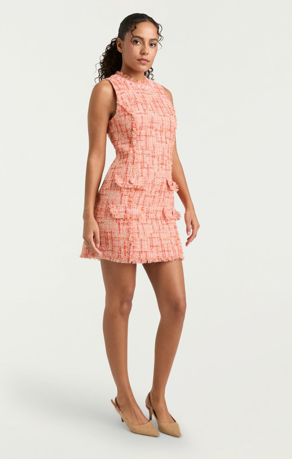 Women Lucie Boucle Ellisella Dress Pink Poppy Multi