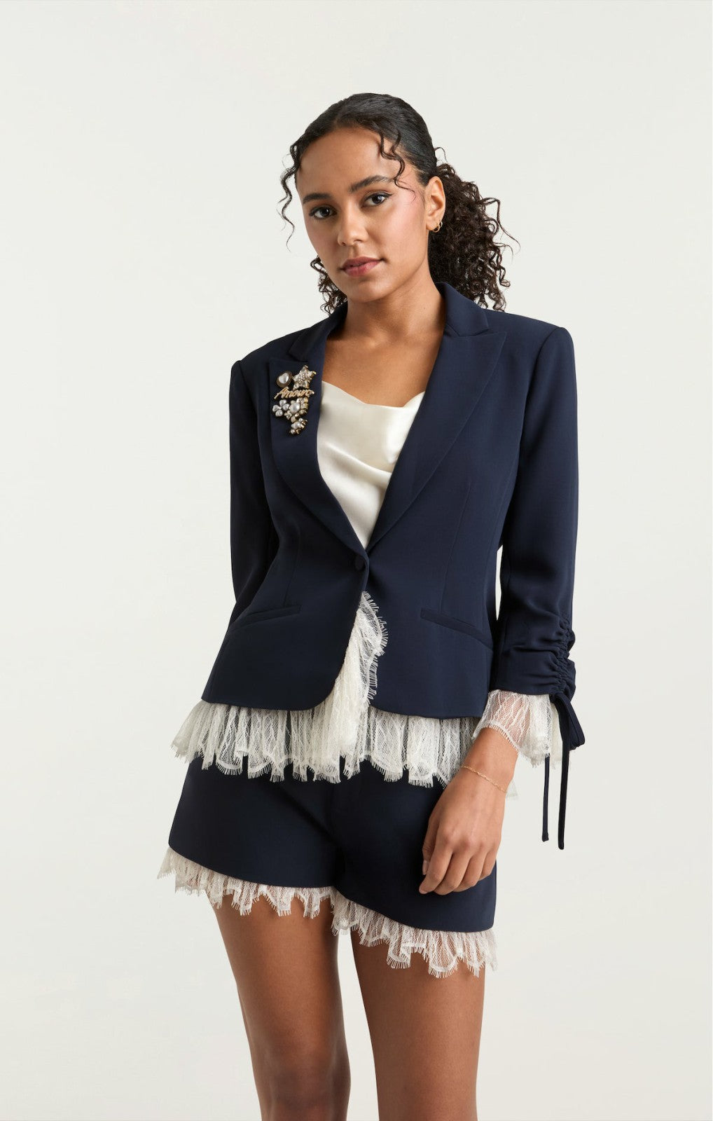 Women Le Petit Roxie Blazer Navy/Ivory