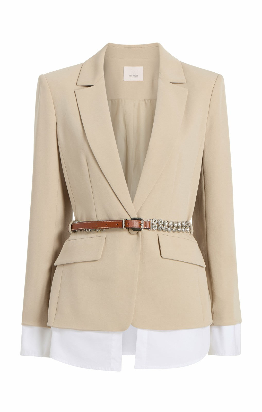 Women Vittoria Jacket Khaki/White