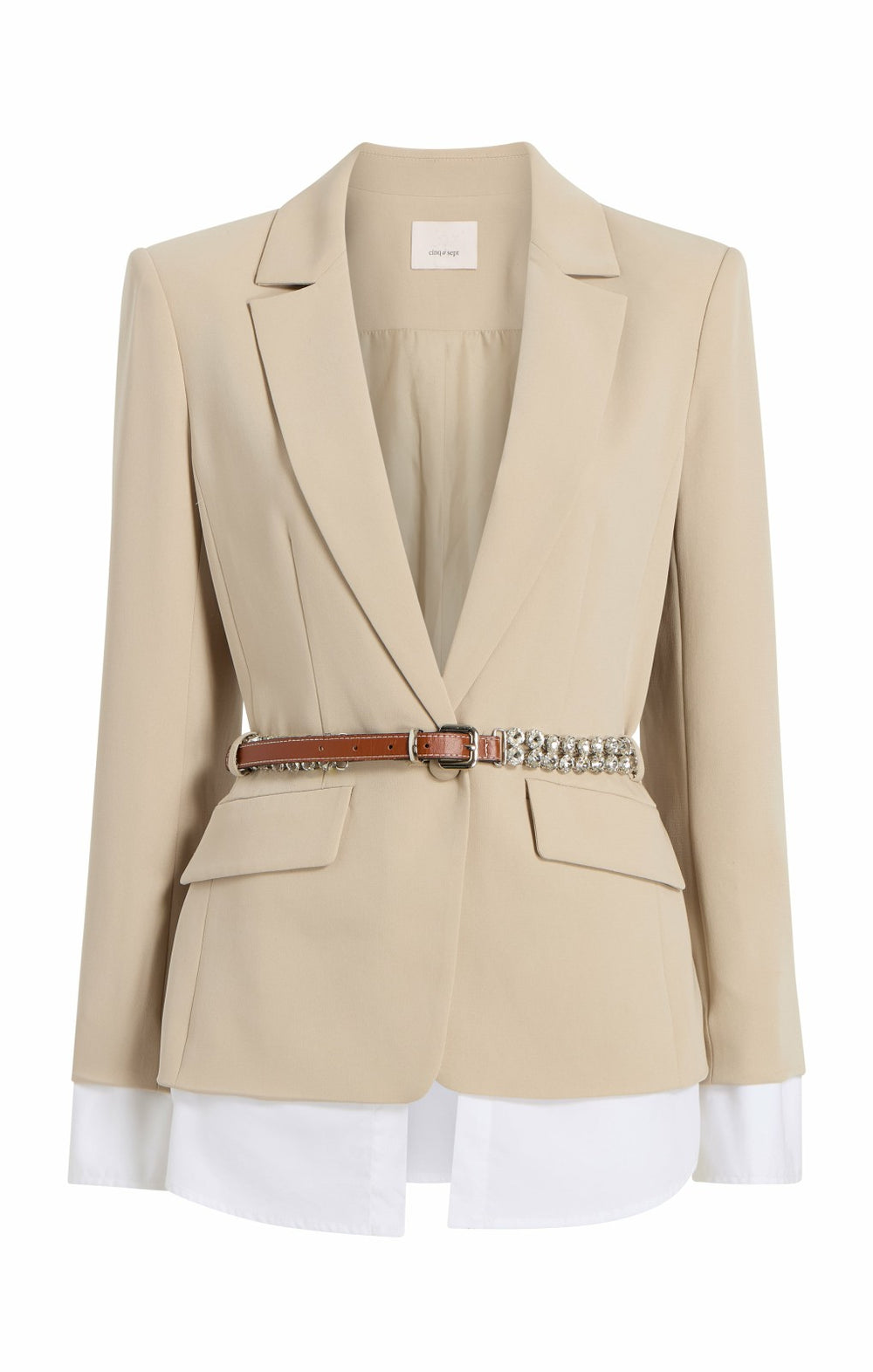 Women Vittoria Jacket Khaki/White