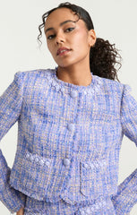 Women Lucie Boucle Audette Jacket Honey Lavender Multi