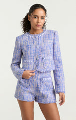 Women Lucie Boucle Audette Jacket Honey Lavender Multi