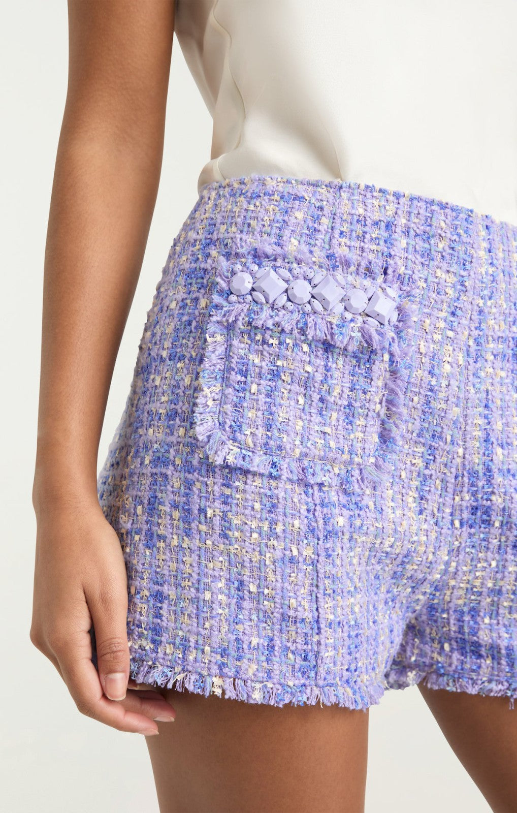 Women Lucie Boucle Racquel Short Honey Lavender Multi