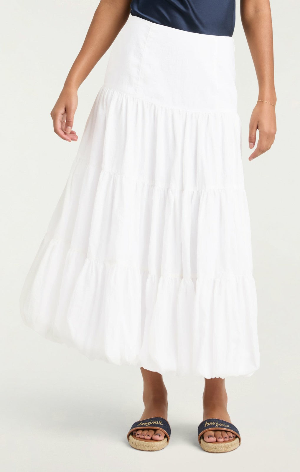 Women Pyper Skirt White