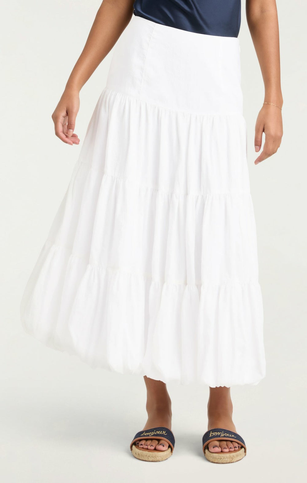 Women Pyper Skirt White
