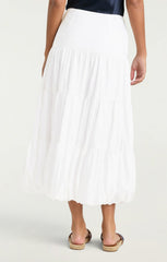 Women Pyper Skirt White