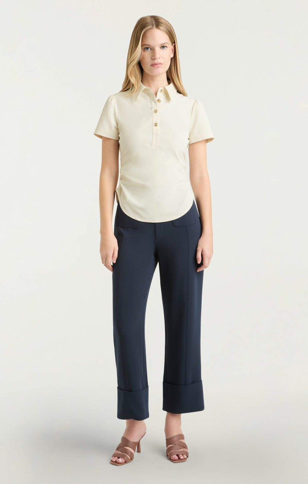 Women Milos Top Ivory