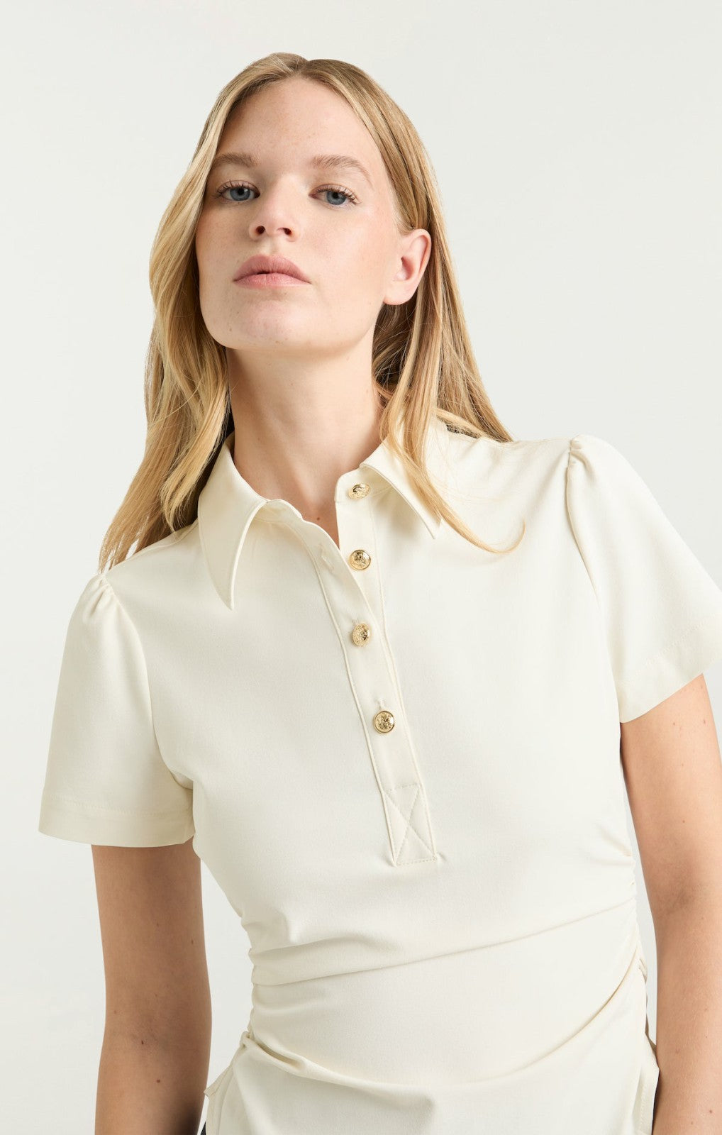 Women Milos Top Ivory