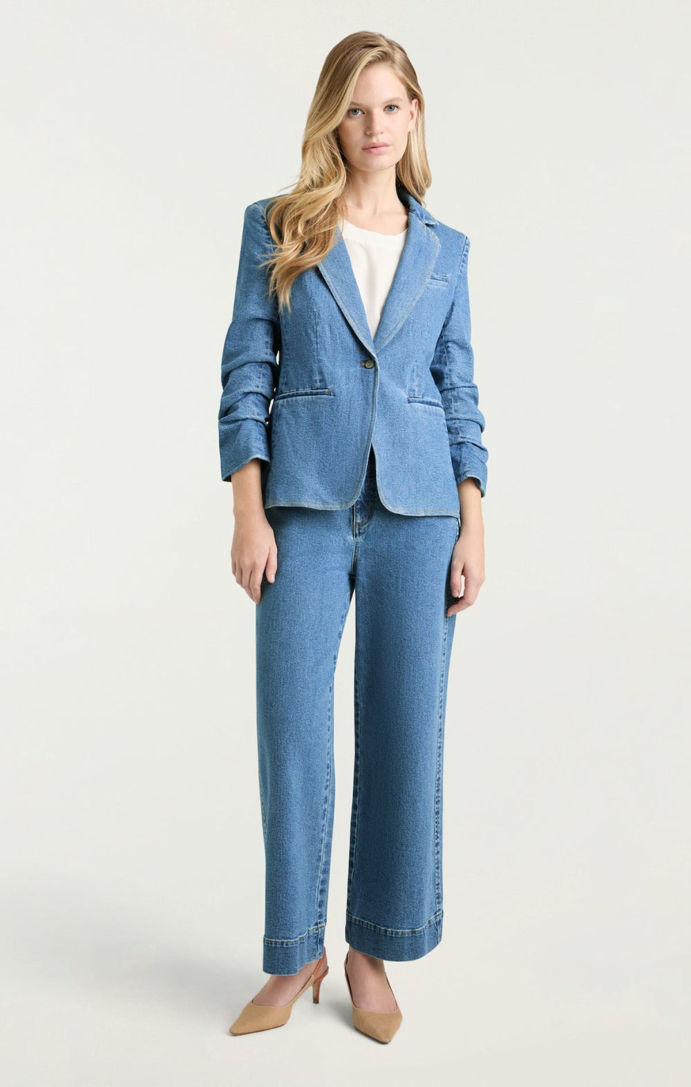 Women Khloe Blazer Blue Haze