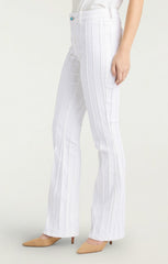 Women Turquoise Embellished Alina Pant White