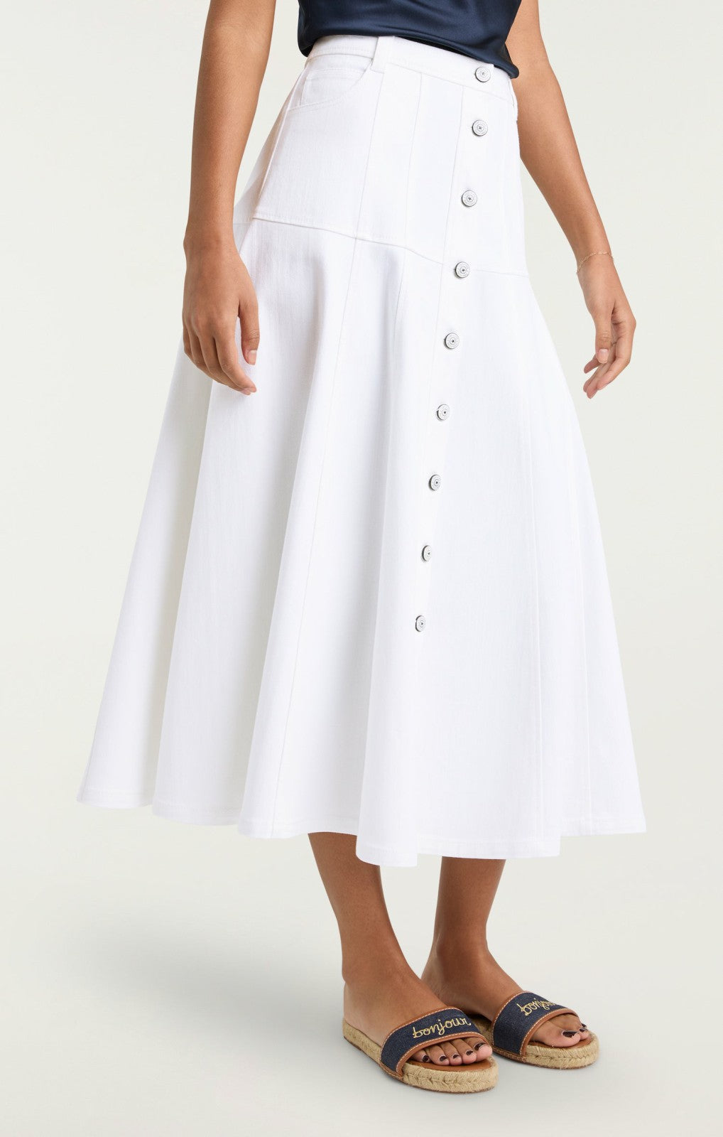 Women Veena Skirt White