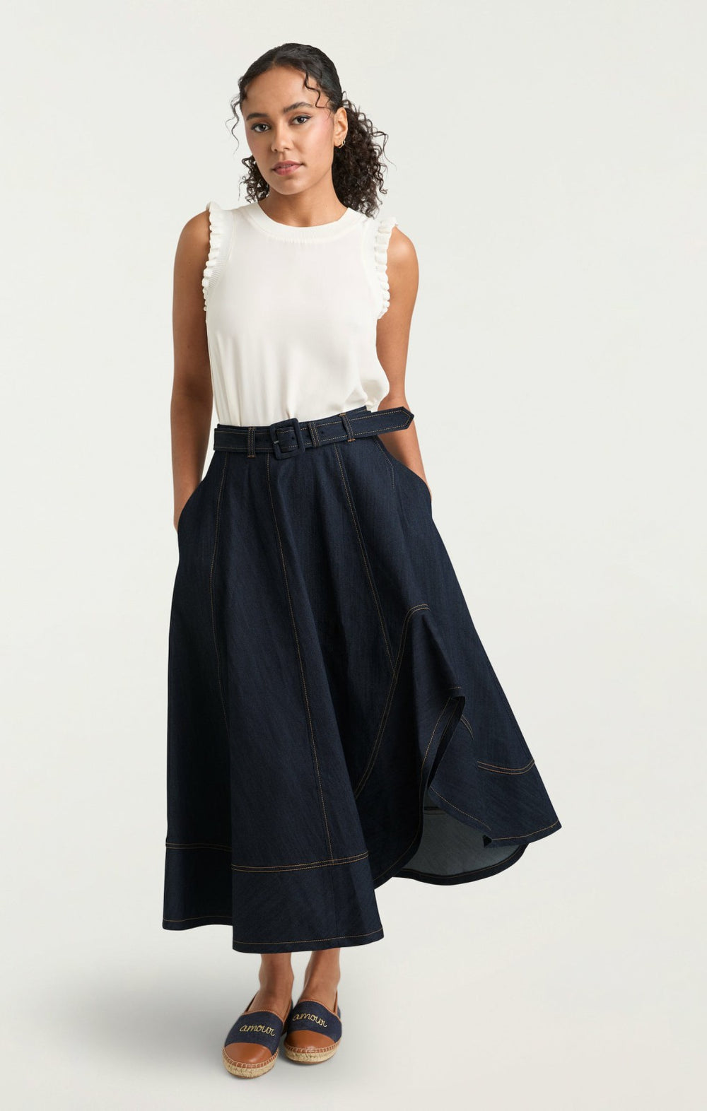 Women Zelda Skirt Indigo