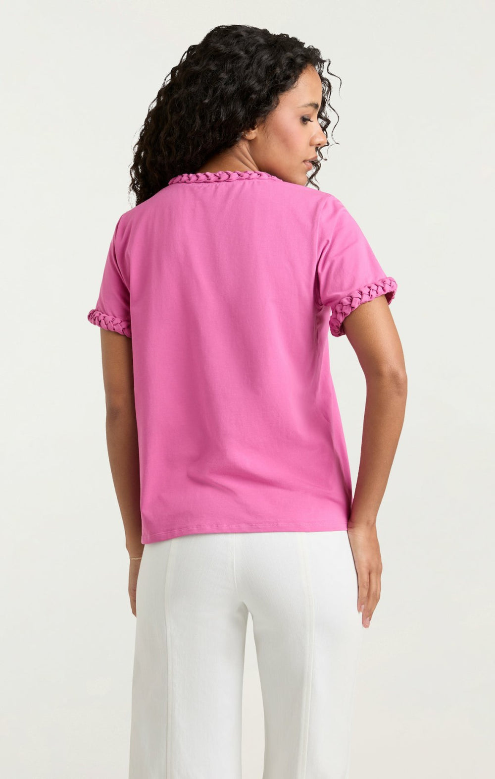 Women Braided Tee Calla Lily