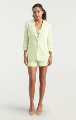 Women Crepe Khloe Blazer Lime Cream
