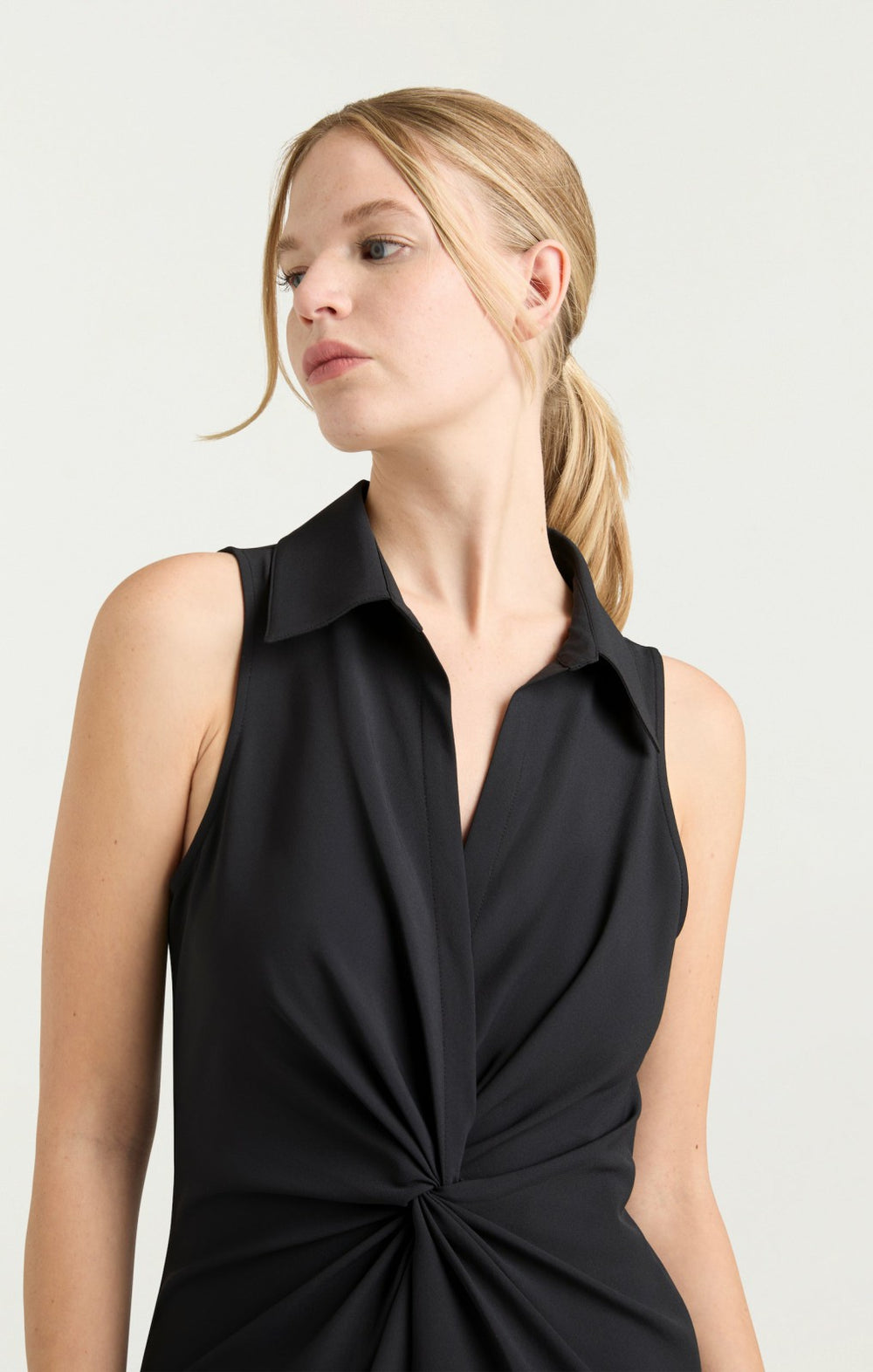 Women Sleeveless Midi Mckenna Dress Black