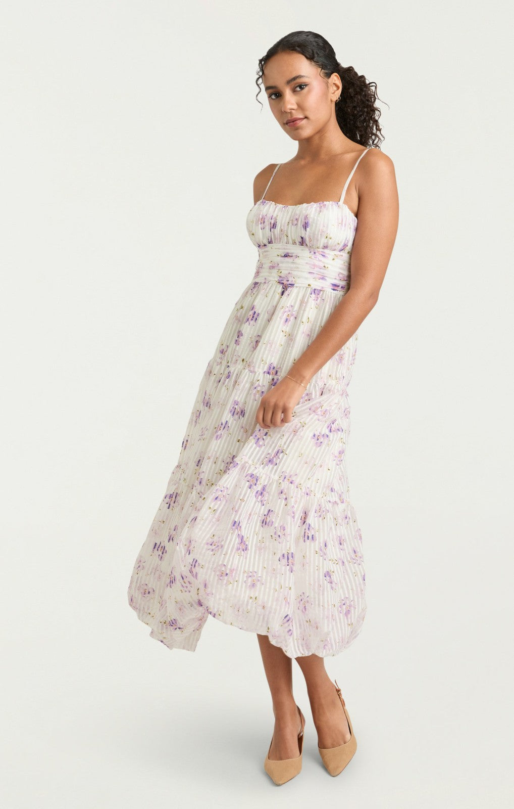 Women Tossed Poppies Joie Dress Ivory Multi