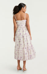 Women Tossed Poppies Joie Dress Ivory Multi