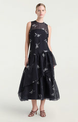 Women Roberta Dress Navy/Ivory
