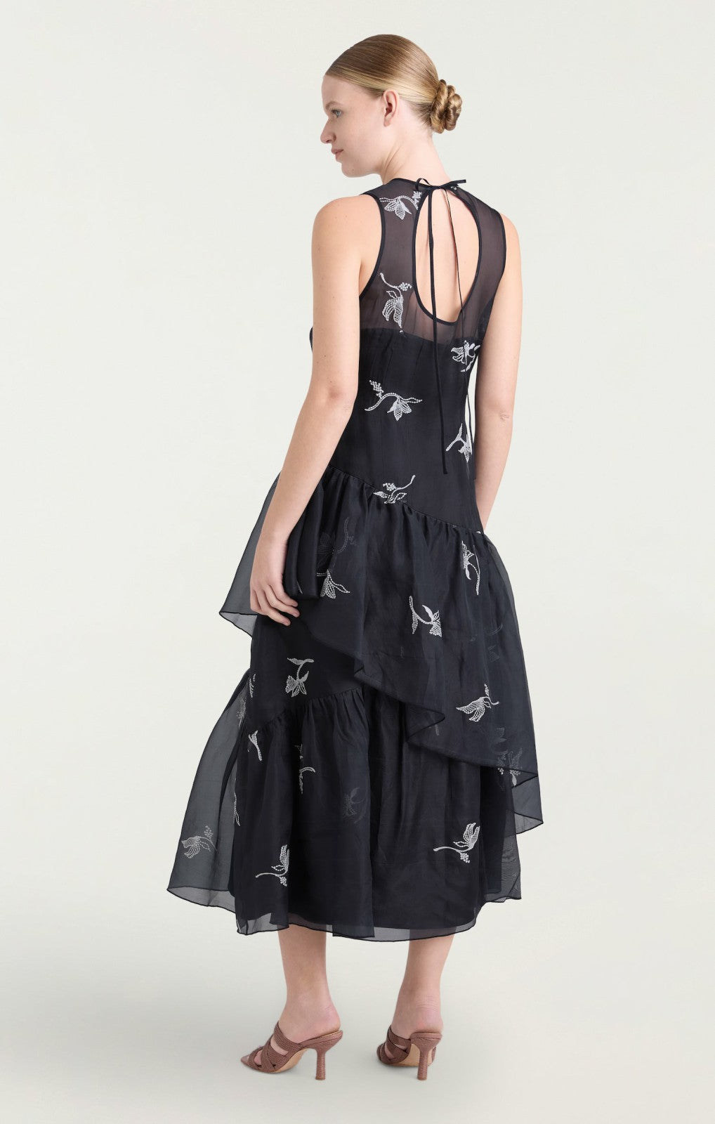 Women Roberta Dress Navy/Ivory