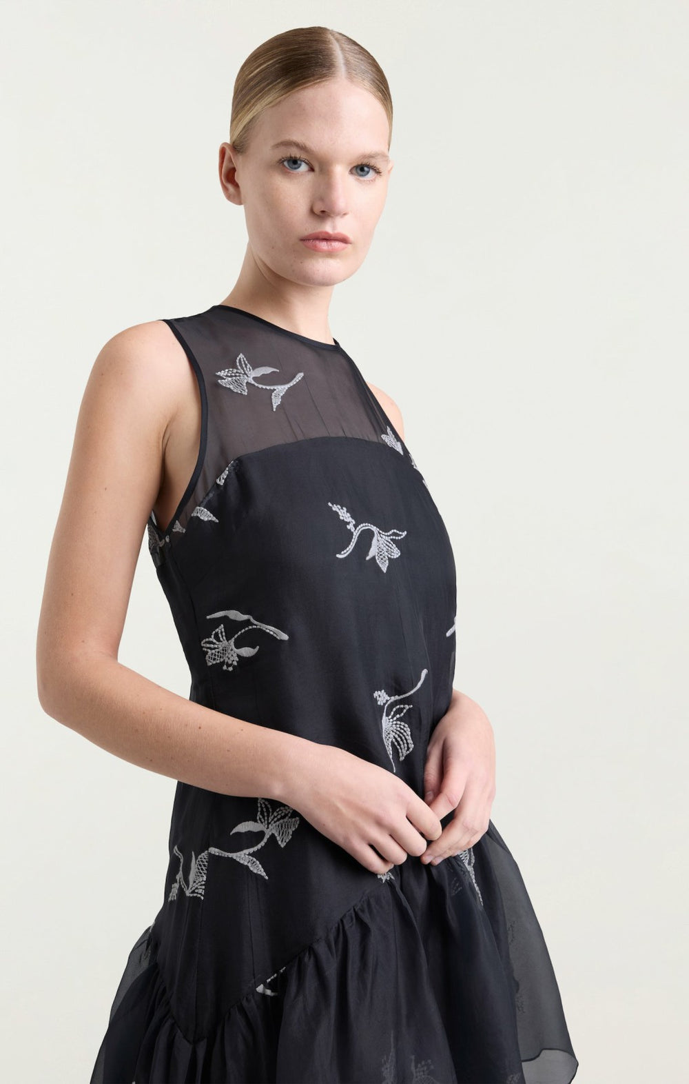 Women Roberta Dress Navy/Ivory