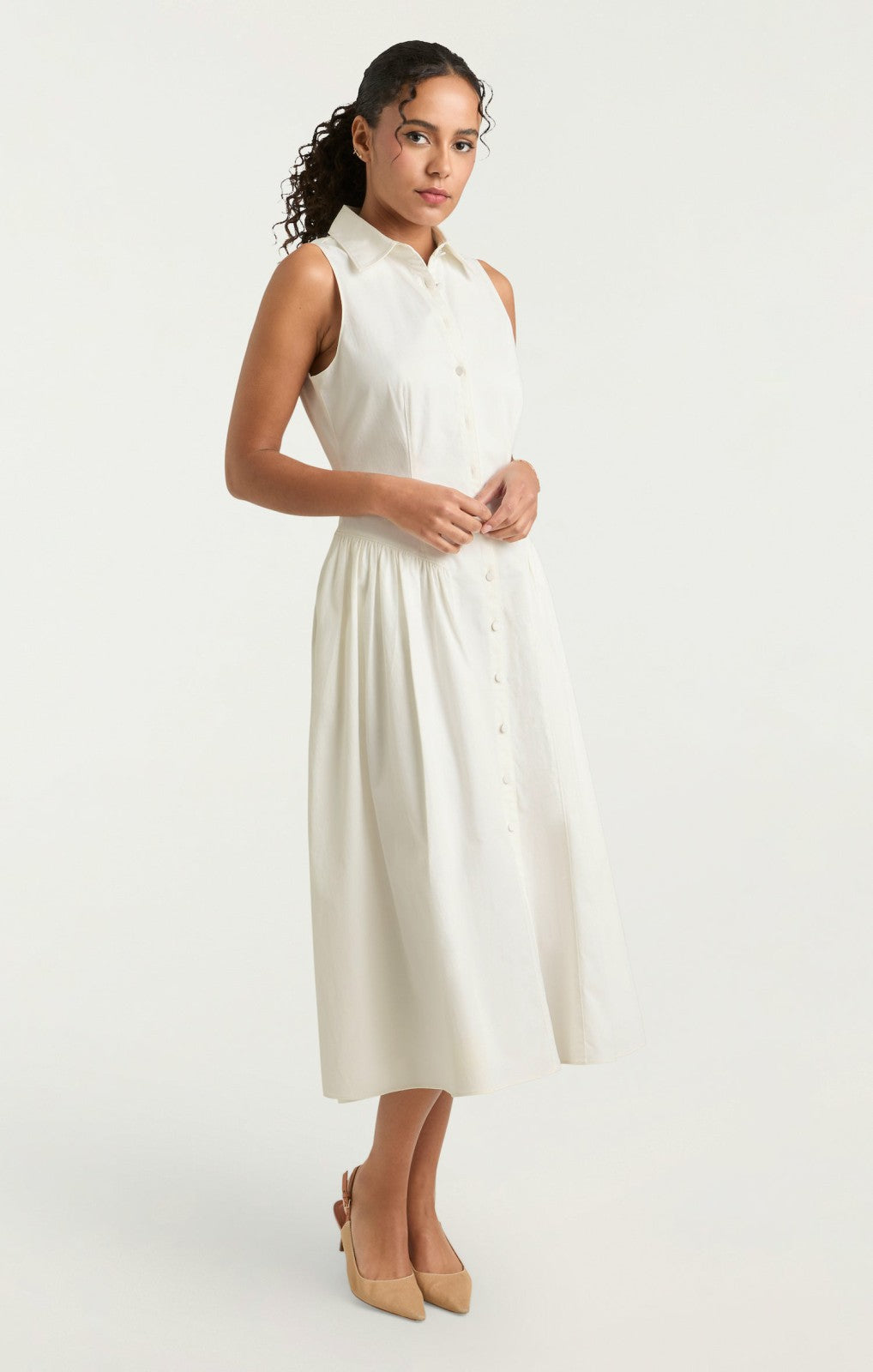 Women Losey Dress White